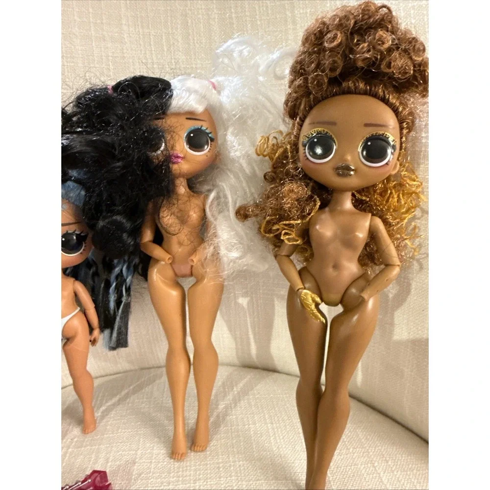 L.O.L. Surprise! O.M.G. Fashion Doll Lot Of‎ 4 With Accessories Guitars READ!